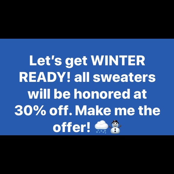 ALL warm, cozy sweaters are on sale! - Picture 1 of 4